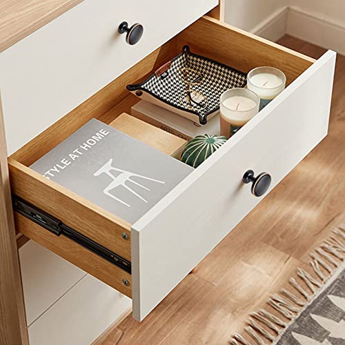 Weaverbird 2 Pack Oil Rubbed Bronze Kitchen Cabinet Knobs, Zinc Alloy Kitchen Drawer Hardware Knobs, 1-1/4" Diameter Round Drawer Handles Pulls, Modern Solid Cabinet Hardware #TOP4