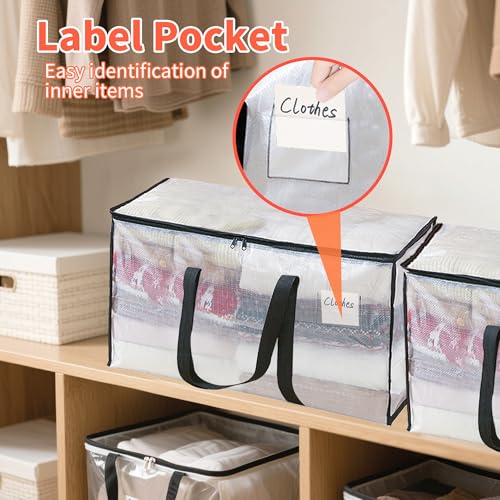 Sac de rangement clair Yitexin imperméable pour éviter la poussière - 4