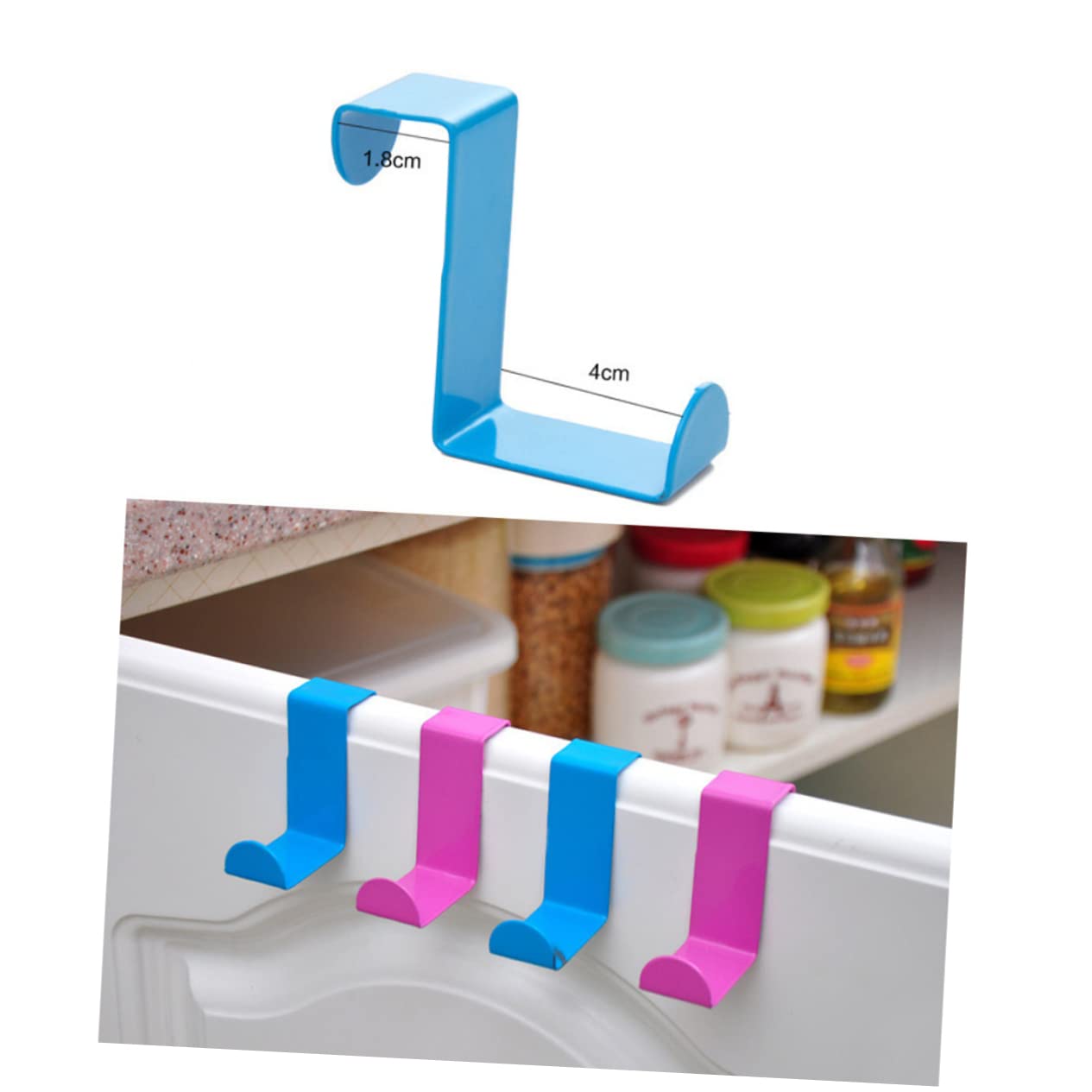 VILLFUL 2pcs Stainless Steel Door Hanger Door Clothes Hanger Over Door Coat Hooks Door Hook Towel Hooks Over The Door Hanger Holder Over Door Hanger Sticky Hooks for Hanging Hangers