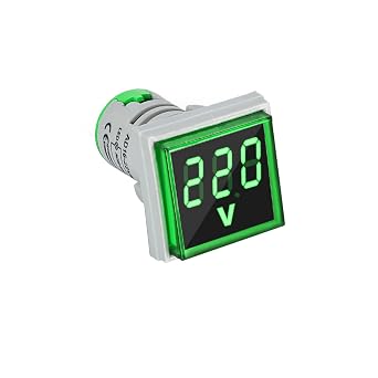 Upgrades Voltages Tester 50 To 500V Digital LED Screen Voltmeter Voltages Monitors Voltages Detector Simple Use For Home