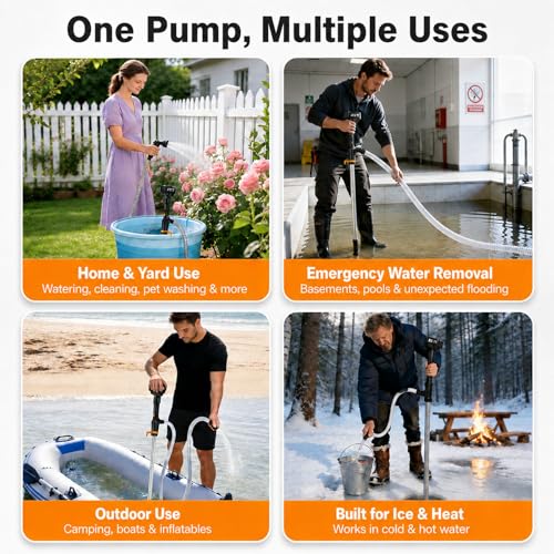 MJUM Cordless Stick Water Transfer Pump 770 GPH with 2x4.0Ah Batteries by MJUM - Used condition - Image 7