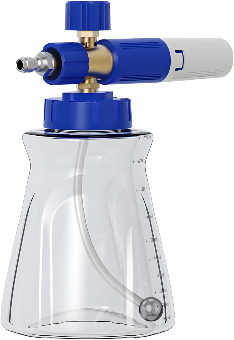 Enhanced Foam Generator 1000ML Heavy Duty Aluminum Alloy for Auto Maintenance Simple Link Foam Culverin Set