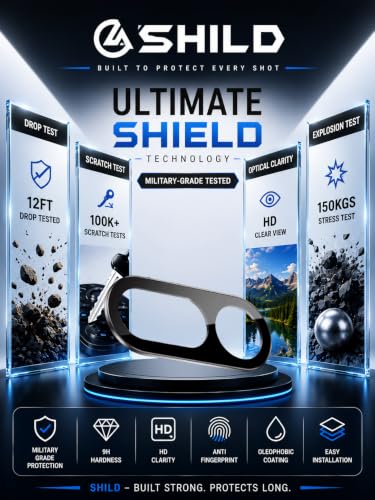 Image of SHILD Camera Lens Protector Compatible with Nothing Phone 4a | 9H Tempered Glass | HD Clear | Scratch Resistant | Case Friendly | Pack of 1