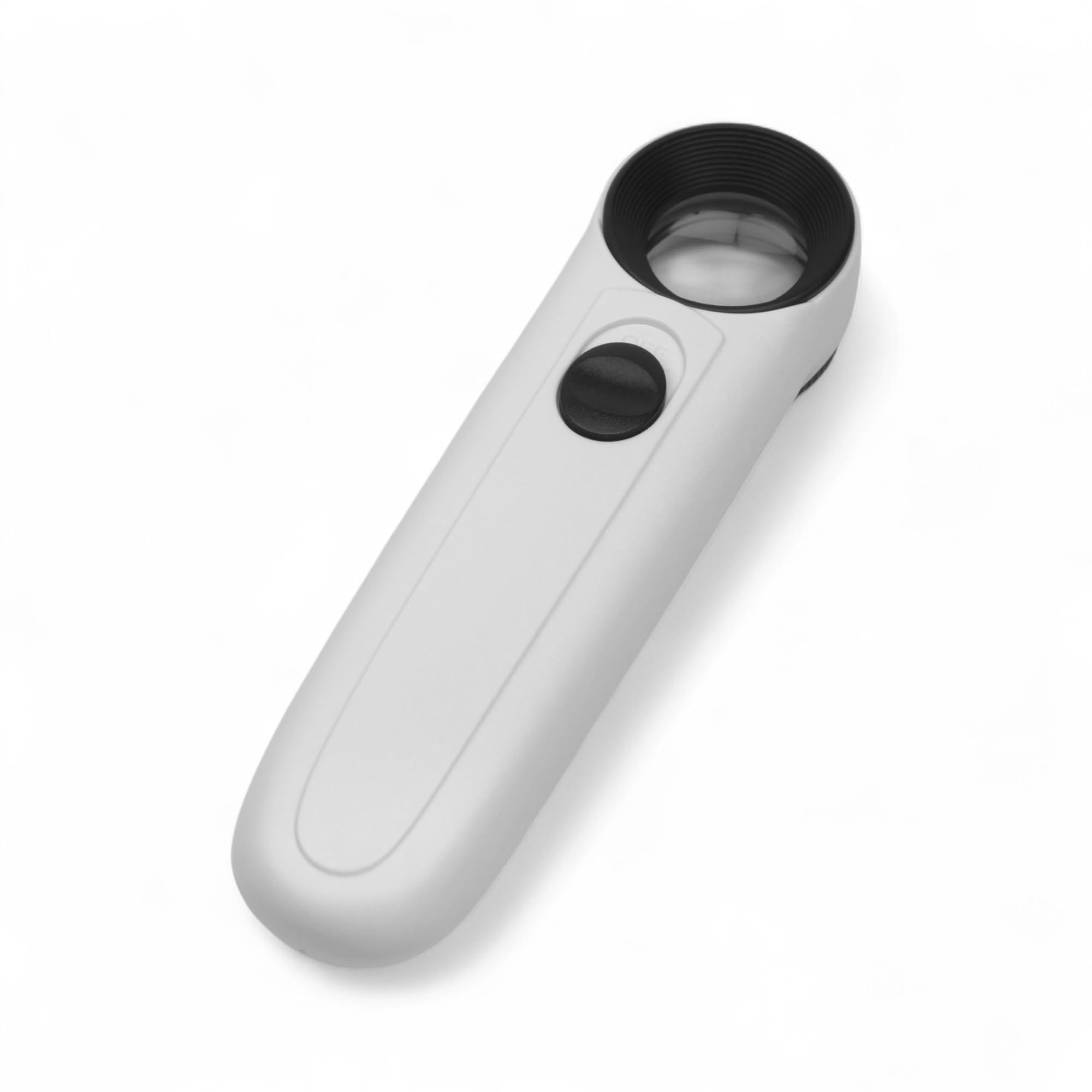 AKORD 40X Hand Held Loupe Magnifier with Two-LED Light-Magnifying Glass Jewellery Watch Repair