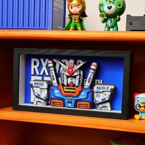 Gundam 3D Layered Paper Cut Shadow Box Art，9 Layers - 9.84 × 5.12 in image 4