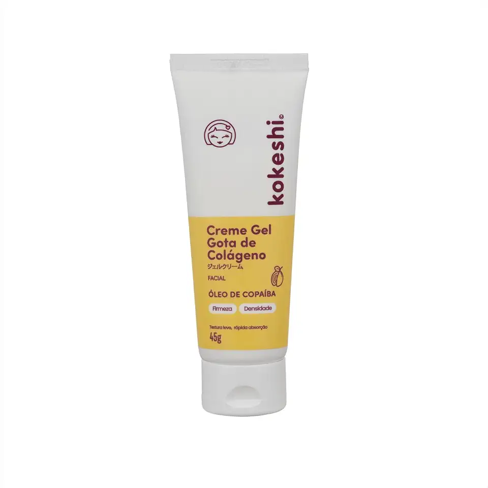 Creme Gel Gota de Colágeno Kokeshi 45 g - Embalagem Nova
