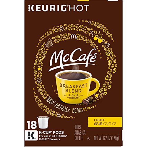 Image of McCafe Breakfast Blend Keurig K Cup Coffee Pods (18 Count)
