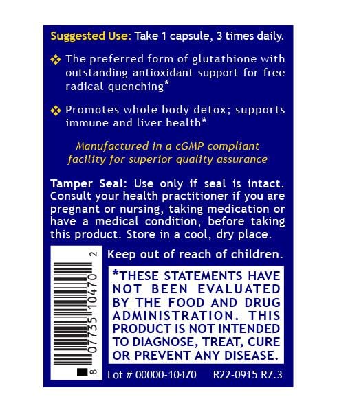 Amazon.com: QNL Glutathione Support - Glutathione Capsules for Adults -  Organic Antioxidant, Liver & Immune Support Supplement - Supports Eye  Health - 60 Plant-Source Capsules : Health & Household