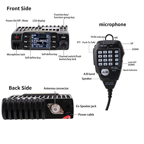 Anytone At-778Uv Dual Band Transceiver Mobile Radio Vhf/Uhf Two Way Radio #TOP1
