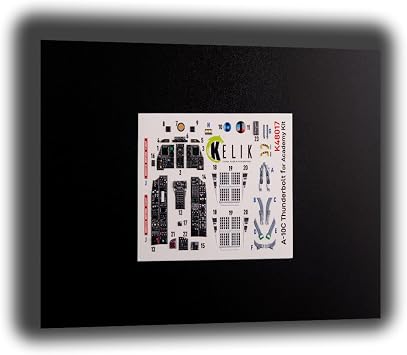 Reskit Kelik K48017 1/48 A-10C ""Thunderbolt"" Interior 3D Decals for Academy kit