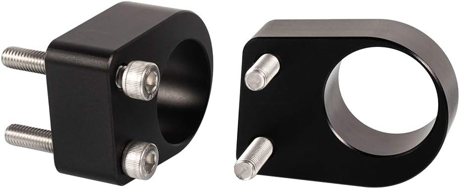 For Ninja 300 2013-2019 Motorcycle Handlebar Riser Relocation Adapters Aluminum Mounts Extension Kit for Ninja 250 2008-2014 (Black)