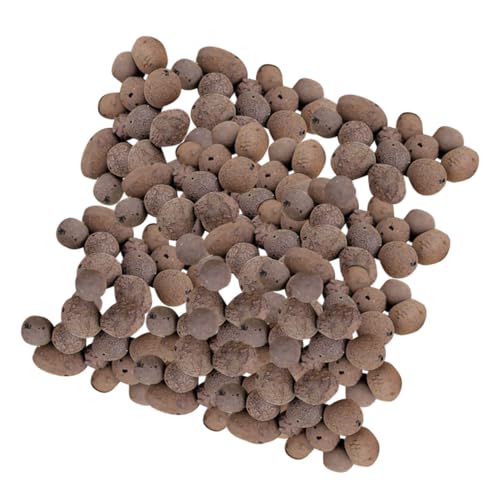 DOITOOL Ceramsita Absorbente y Retentora de Agua para Macetas Piedra de Ceramita para Jardinería Granulometría 05-1 CM Paquete de 1 Kg Adecuado para Suculentas y Cultivo sin Suelo