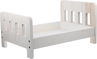 Tofficu Decorative Wooden Bed Photography Prop Vintage Design Newborn Photo Prop for Unique Artistic Atmosphere Sturdy Chic Cradle for Photoshoot