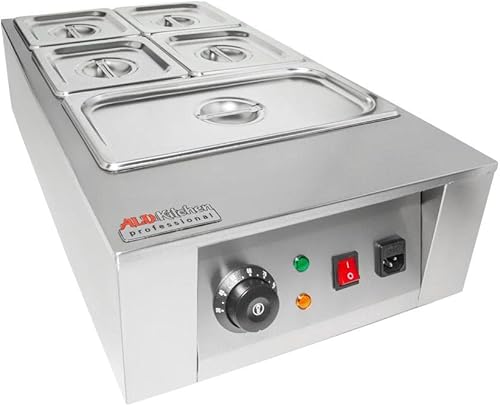 Miniatura 9 de ALDKitchen Máquina de fusión de chocolate Acero inoxidable Fondue de chocolate (5 tanques)