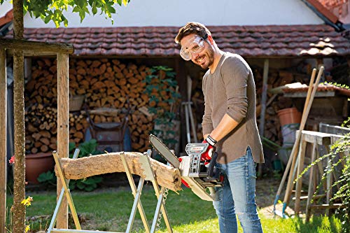 IKRA Akku Kettensäge ICC 2/2035 inkl. 2x Akku & Doppel-Schnellladegerät, Schnittlänge 34,5cm – Bild 5