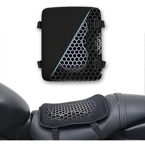 Motorcycle Seat Cushion for BMW RnineT, Breathable Shock Absorption Motorcycle Seat Cover, Comfortable Motorcycle Seat Pad for Long Ride