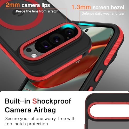Coque Pixel 9 magnétique avec bord antidérapant protecteur