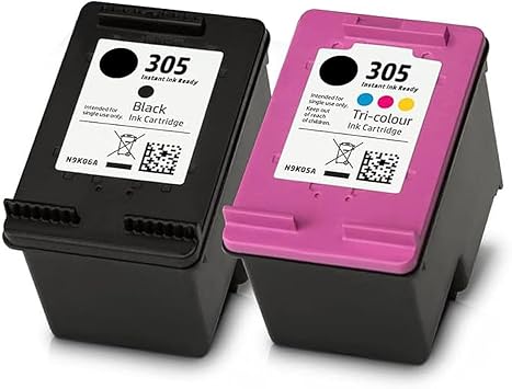LEBOK for HP 305 | 2 Ink Cartridges | N9K06A Black | N9K05A Tri-Color