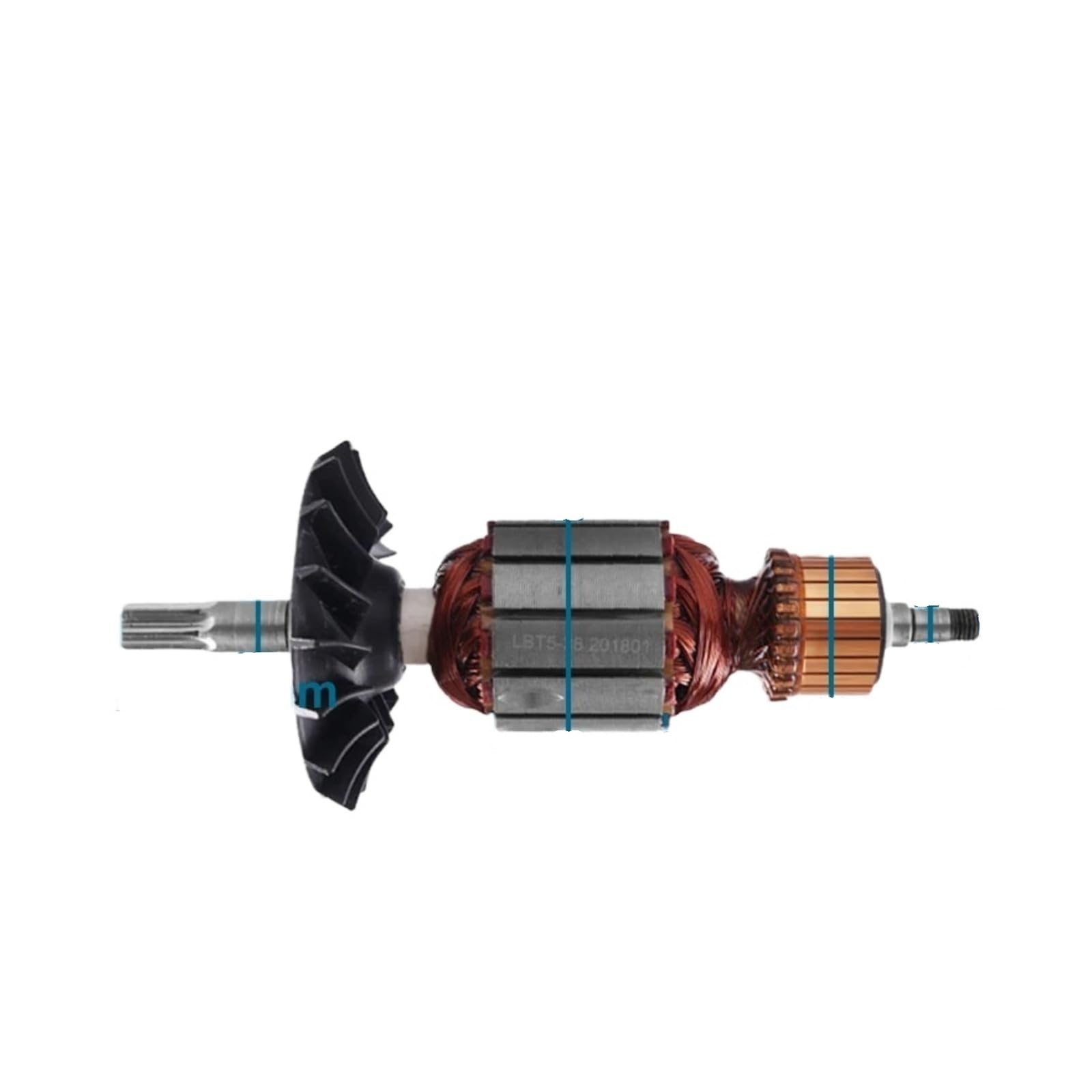 Fcoin Armature Ac220-240V Rotor Anchor Stator Coil Hammer Accessories,(Compatible For Bosch Gbh5-38D Gbh5-38X Gsh388 Tsh5000)(Armature)