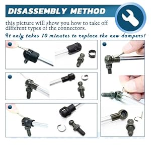 YMYYQW Gasdruckfeder Heckklappendämpfer für V50