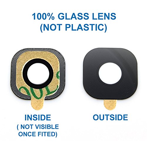 Mmobiel Back Rear Camera Glass Lens Replacement Compatible With Samsung Galaxy S8 / S8 Plus 2017 - Incl. Double Sided Adhesive, Tweezer And Cloth #TOP2