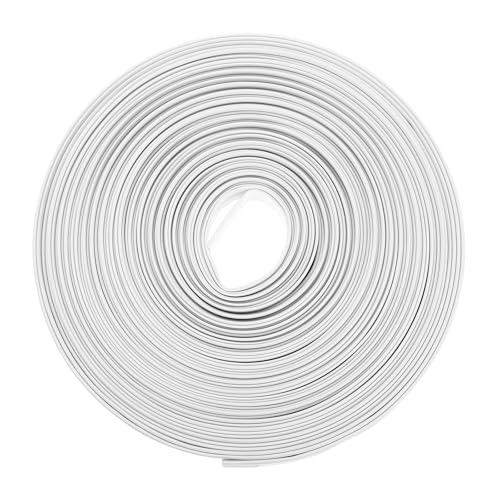 Gaine thermorétractable 10mm blanche en rouleau de 20 mètres ratio 2:1 isolation câble