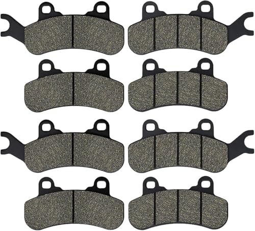 Hivernoi Pastillas freno motocicletas Pastillas de freno para motocicleta CAN AM para Defender Max 2017 para Maverick X3(Front and rear)