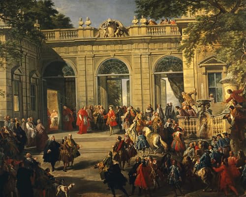 Cuadro Carlos III en el Café del Quirinal: arte clásico de 60x90cm para decorar tu salón con elegancia