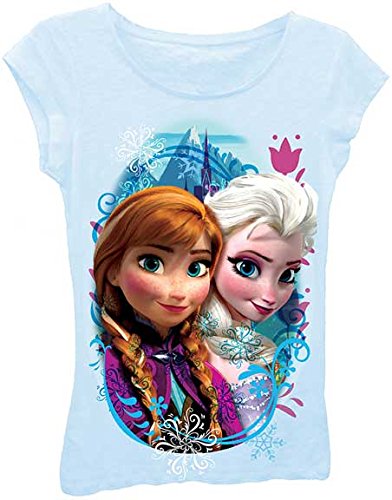 Frozen Kid's Group Shot Cap Sleeve Tee