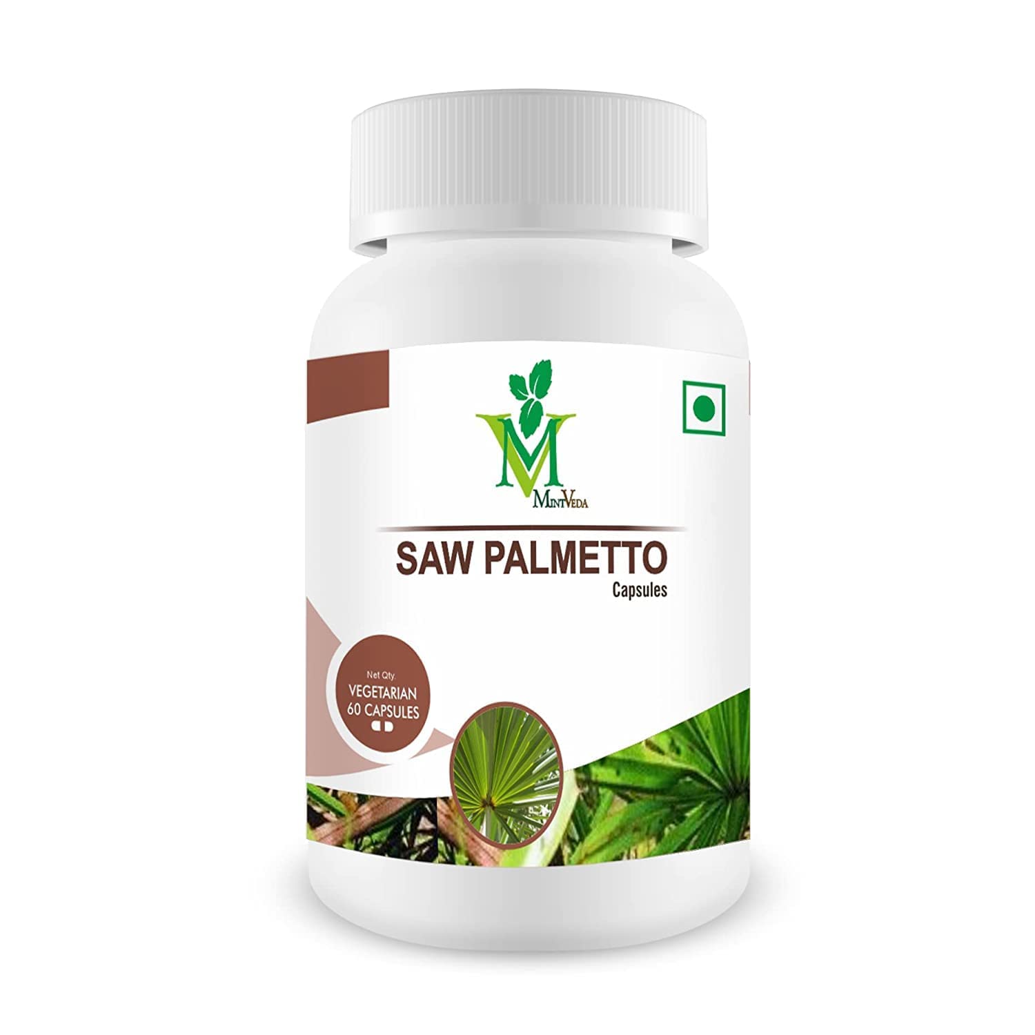 Mint Veda Saw Palmetto Extract 800mg - Natural Hair Growth for Men & Women, 60 Veg Capsules (B0BH8VPN2N) Amazon Price History, Amazon Price Tracker