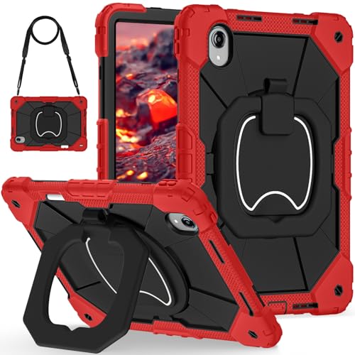 Funda compatible con Lenovo Xiaoxin Pad Pro GT 13 pulgadas TB378FC antigolpes color negro y rojo