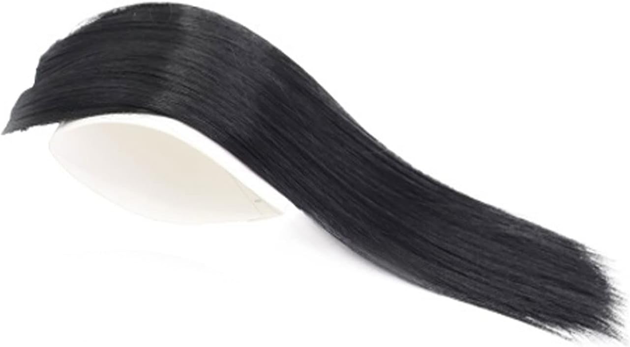 CHEWYZ Synthetic Hair Pads Invisible Seamless Clip In Hair Extension Increase Hair Top Side Cover Hairpiece Hair Piece (Color : Hortel�, Size : 20CM)