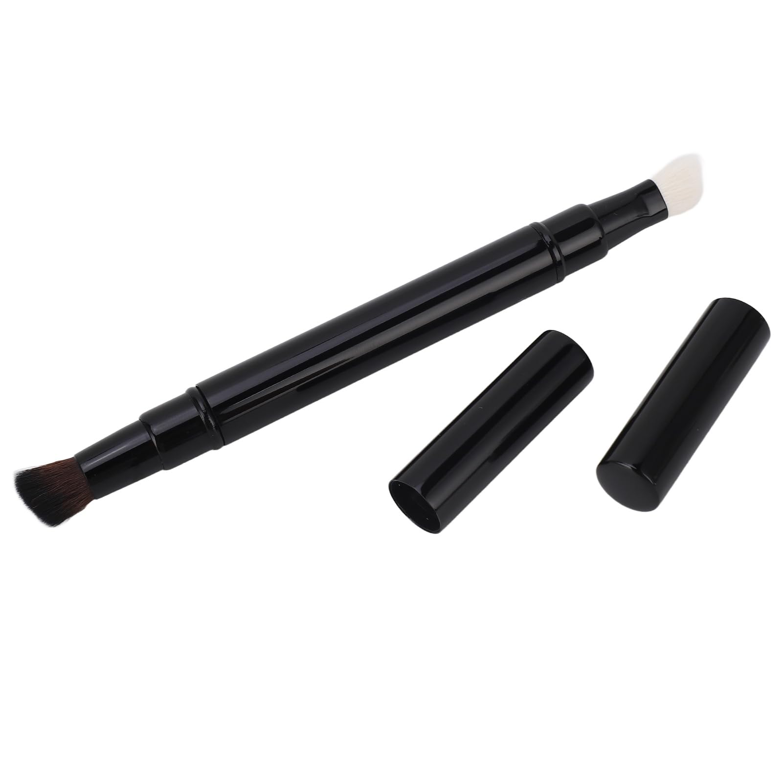 Eye Shadow Brush,Retractable Makeup Brush Dual Ended for Home, Black