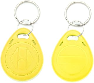 10 llaveros resistentes al agua para escribir/legibles/estáticos RFID Token 125 KHz, tarjeta de identificación de 6 colores, llavero RFID, etiqueta RFID