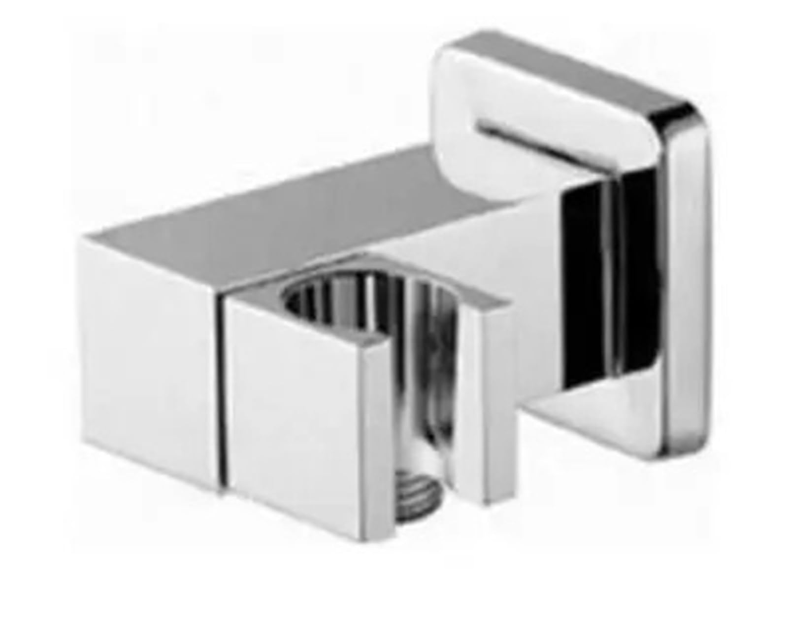 Shower Head Holder Soild Brass Handheld Shower Spray Head Holder Bracket Wall Mount for Bathroom Hand Sprayer Wand Poilsh Chrome(Color 5)