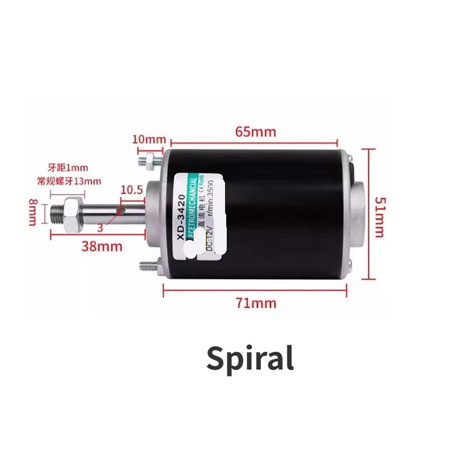1pcs High Torque Dc Motor 12v/24v Permanent Magnet DIY Generator Motor 30w Cw/CCW 3500/7000rpm with Mount Speed Controller