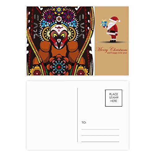 Cartes postales chinoises Pékin Père Noël : lot de 20 pour vos voeux