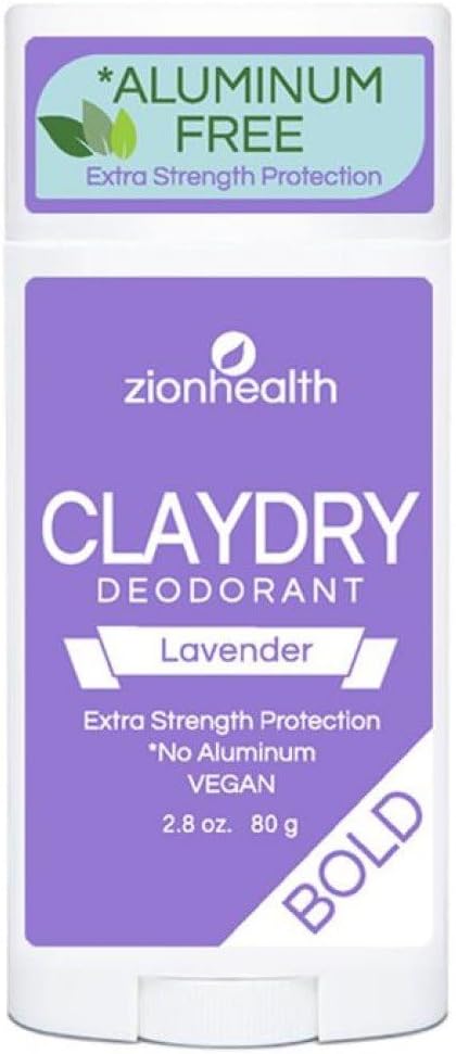 Adama Minerals Zion Health Clay Dry Bold Deodorant Stick 80ml Lavender