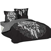 Beddengoedset 200x200 Douceur D'Intérieur Beddengoedset 3-delig – 200x200 Cm, Bedrukt Crazy Love Zwart, 100% Katoen Crazy Love Print Zwart Beddengoedset 200x200 Douceur D'Intérieur Beddengoedset 3-delig – 200x200 Cm, Bedrukt Crazy Love Zwart, 100% Katoen Crazy Love Print Zwart