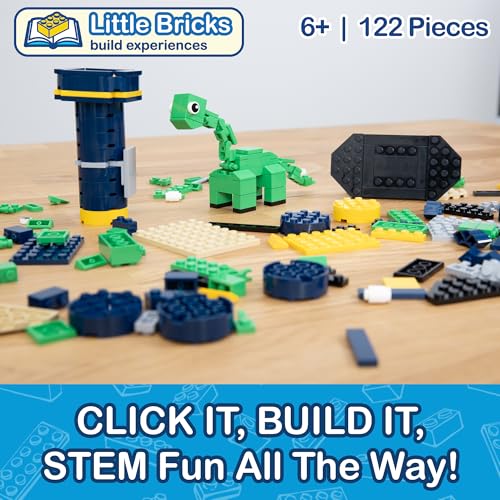 Little Bricks Build Experience, The Adventures of Brixie and Fig | Interactive Reading & Building Blocks Toy for Children & Kids, Gift for Boys & Girls, Educational Playtime | Ages 6+ by Book and Bricks - Image 4