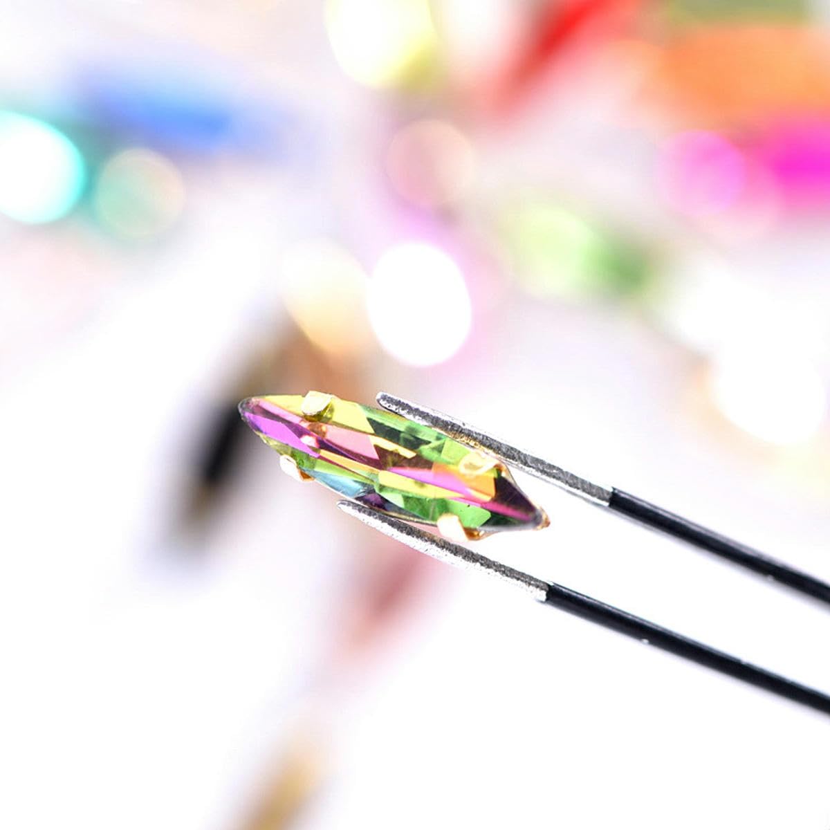 Navette/oeil De Cheval Toutes Tailles, 24 Couleurs, Pierre De Verre Cristal à Coudre Sur Strass/diamantes/montees/bijoux/perles, Griffe Dorée à 4 Trous / Arts, Artisanat Et Couture