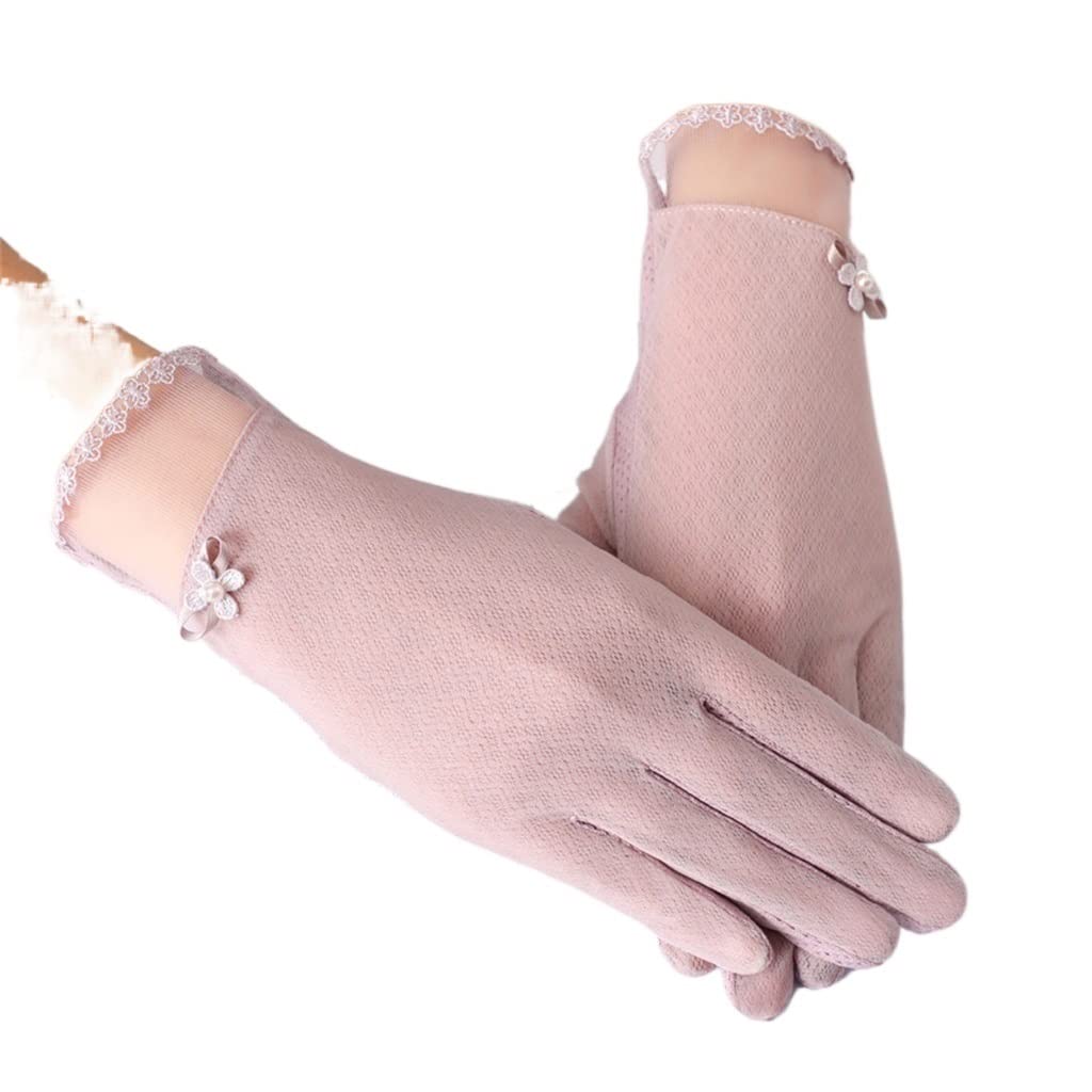 Gloves Women's Thin Touch Screen Breathable Sunshade Ice Silk Riding Tram Driving Gloves