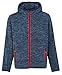 McKINLEY Choco II - Giacca in pile da bambino unisex, Unisex - Bambini, Giacca in pile per bambini., 280759, Melange/blu petrolio., 152