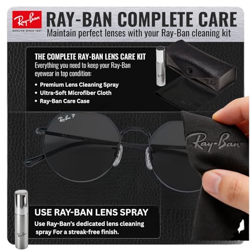 Image of Ray-Ban RB3565 JACK Square-Round Shaped Sunglasses for Men & Women with Official RAYBAN Eyewear Kit