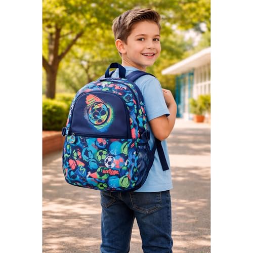Image of School Backpack for Kids, Adjustable Padded Straps, SMIGGLE Bags for Stylish Durable Backpack Shoulder School Bags for Birthday Gift for children Tuition Bag
