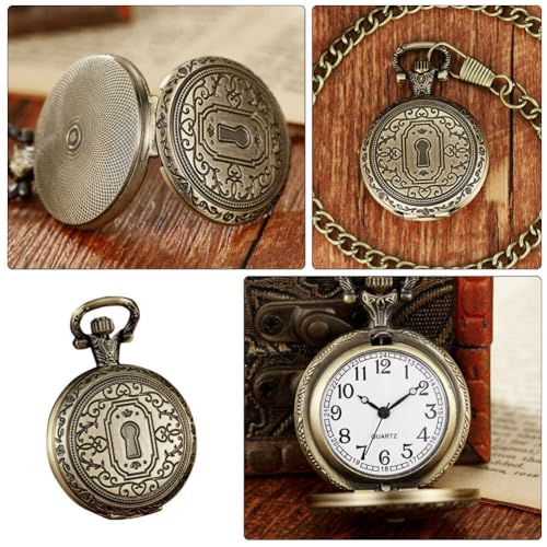 Relógio Bolso Decorar Relógios Para Homens Decoração Retrô Capas Relógio Para Homens Relógio Decoraç