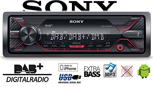 Autoradio Sony DAB+ DSX-A310DAB mit USB, FM/AM, AUX