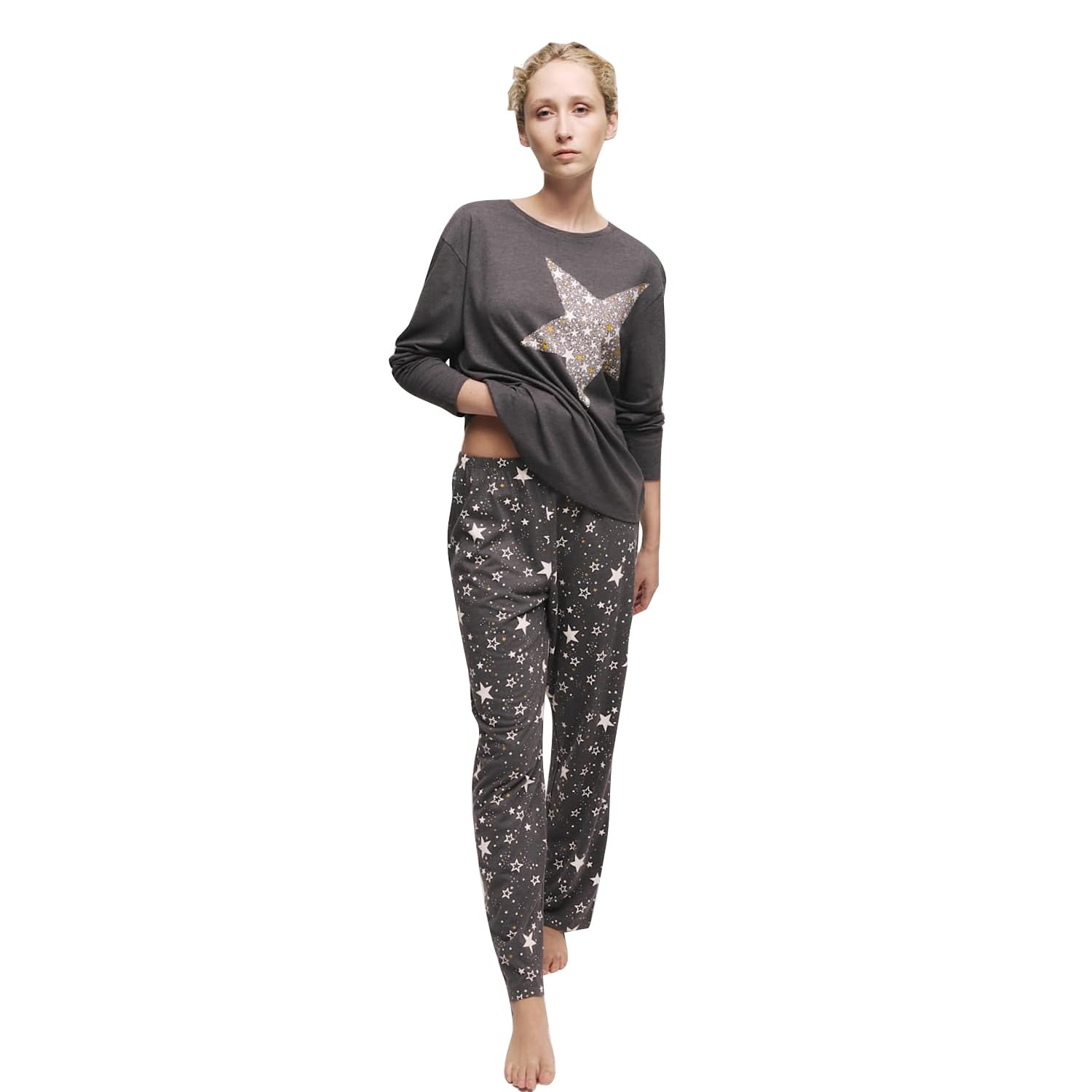 marks & spencer Women's Cotton Pajama Set-picture-18