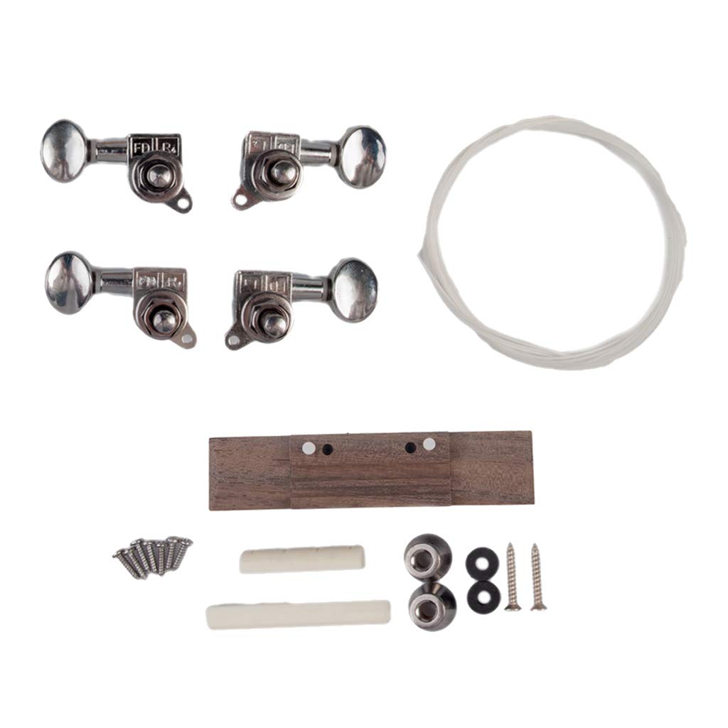 5 set fai da te 66 cm ukulele tenore Uke kit per principianti chitarra regalo