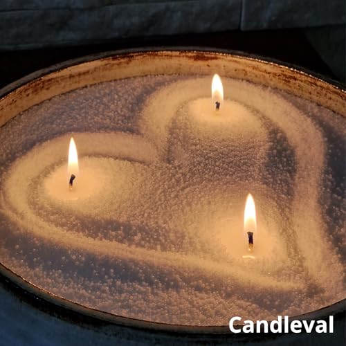 Miniatura 3 de Candleval Cera Arena Para Fabricación De Velas Con Mechas Kit Para Hacer Velas Diy 10 Colores De Gránulos De Cera De Vela Con 5 Mechas Perlas De Vegetal Para Blanco, 100 Gr